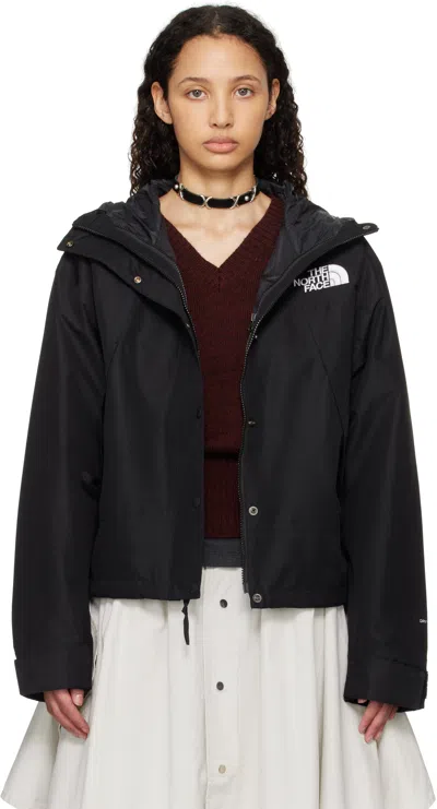 The North Face Black Dryvent Mono Mountain Jacket In Jk3 Tnf Black