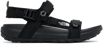 The North Face Black Explore Camp Sandals In Kx7 Tnf Blk/tnf Blk