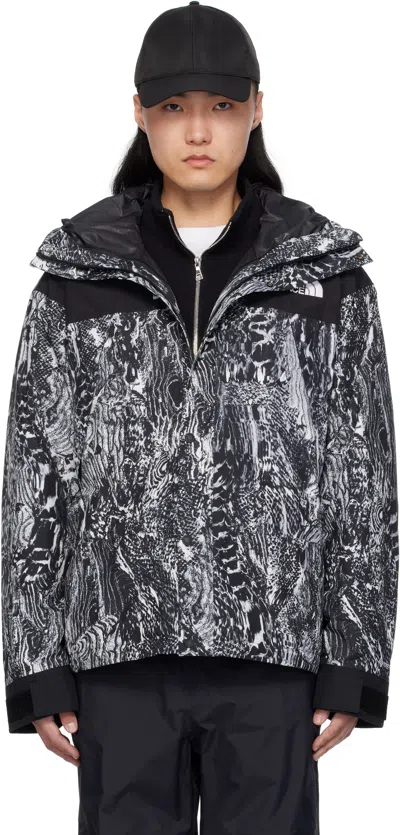 The North Face Black Gore-tex Mountain Jacket In Tnf Blk Wood Snk 8r5