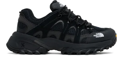 The North Face Black Hedgehog 06 Rvst Sneakers In Ky4 Tnf Black/tnf Wh