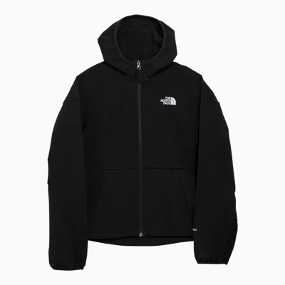 The North Face Black Hooded Jacket With Logo