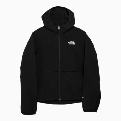 THE NORTH FACE THE NORTH FACE BLACK HOODED JACKET WITH LOGO