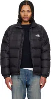 The North Face High Collar Puffer Quilted Jacket In Black