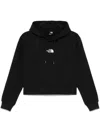 The North Face Black Cotton Blend Jersey Sweatshirt  In Black