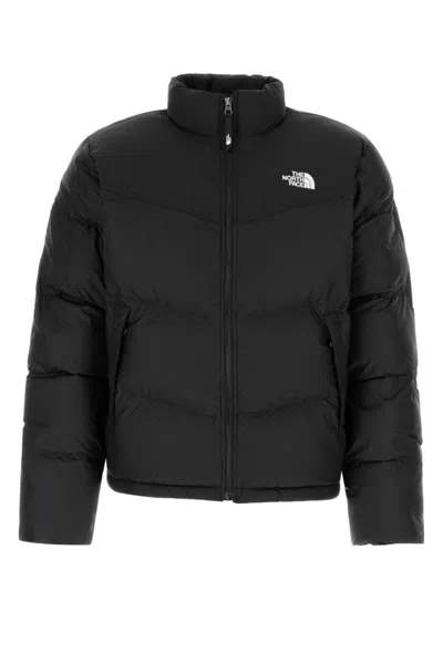 THE NORTH FACE BLACK LOGO PUFFER JACKET