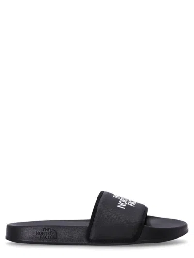 The North Face Black Logo Slides