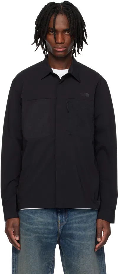 The North Face Black Long-sleeve Lightrange Shirt