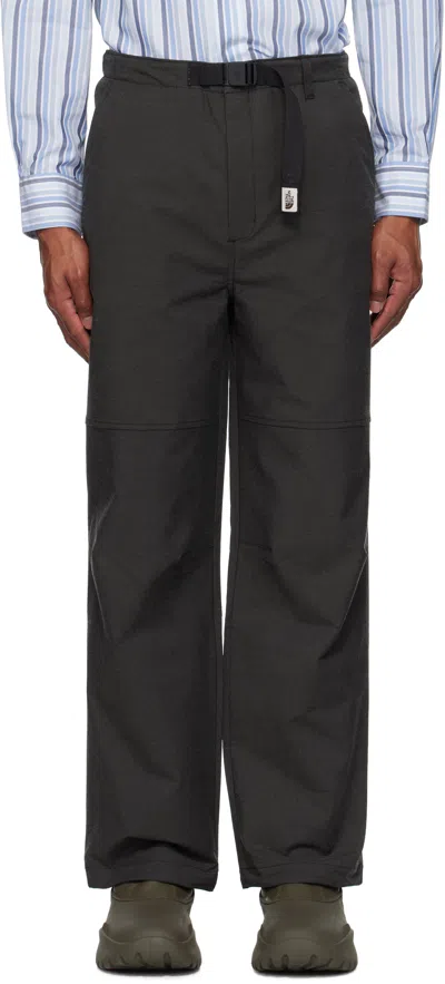 The North Face Black M66 Tek Twill Wide Leg Trousers In Tnf Black-npf 4h0