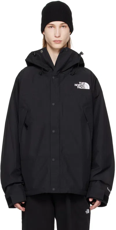 The North Face Gore-tex Mountain Jacket In Black Water-repellent In Blue