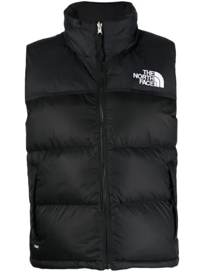 THE NORTH FACE BLACK NUPTSE 1996 RETRO VEST JACKET
