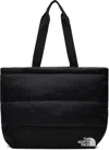 The North Face Black Nuptse Tote In Tnf Black-npf 4h0