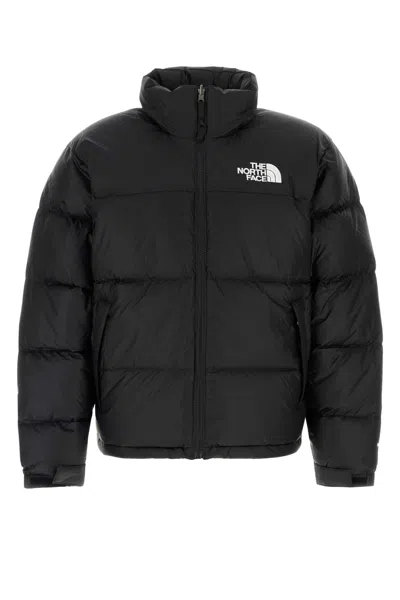 THE NORTH FACE BLACK NYLON DOWN JACKET