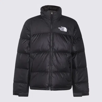 THE NORTH FACE BLACK NYLON DOWN JACKET