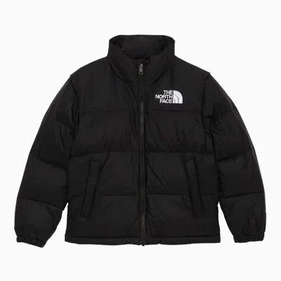 The North Face Black Nylon Down Jacket With Logo