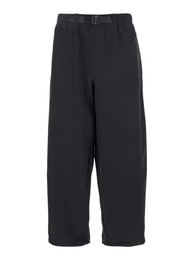 The North Face Black Pants With Adjustable Belt And Logo Patch On The Rear In Tech Fabric Stretch Man