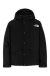 The North Face Black Polyester Down Jacket In Black