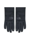 The North Face Black Polyester Gloves In Brown