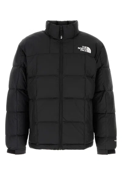The North Face Lhotse Down Jacket Elastic Cuffs In Black