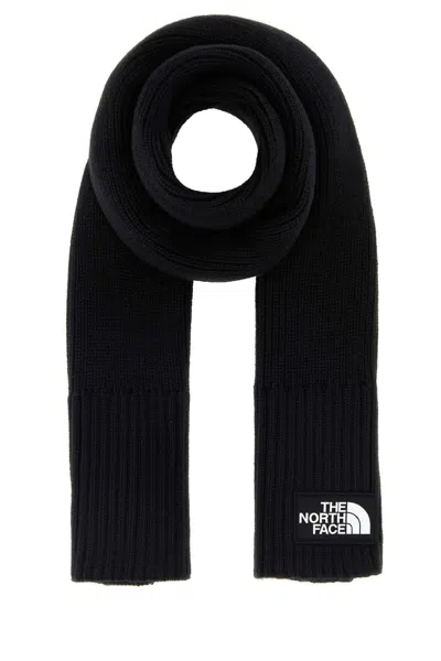 THE NORTH FACE BLACK POLYESTER SCARF
