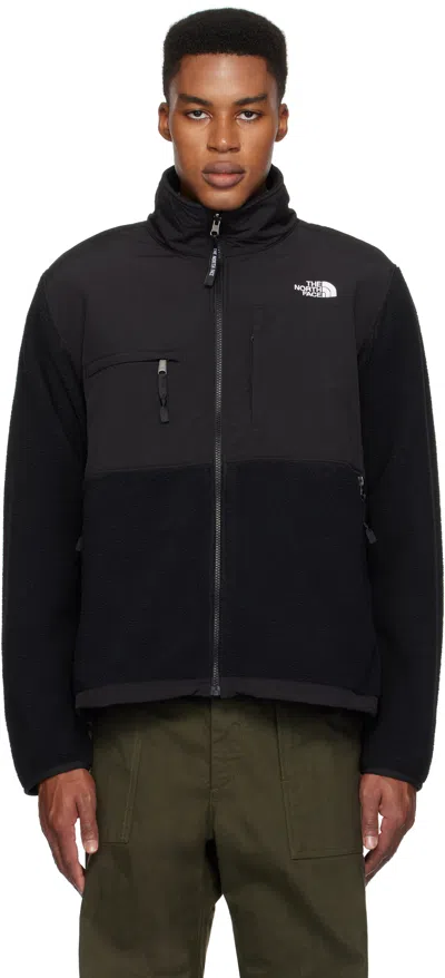The North Face Mens Black Retro Denali Funnel-neck Fleece Jacket