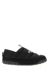 The North Face Ripstop Nuptse Slippers With Textured Sole In Black