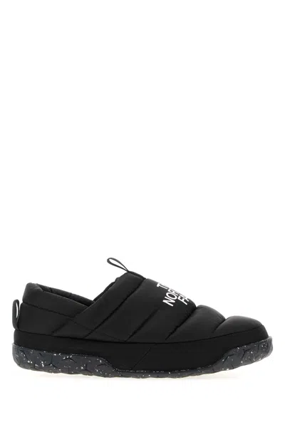 THE NORTH FACE BLACK RIPSTOP NUPTSTE SLIPPERS