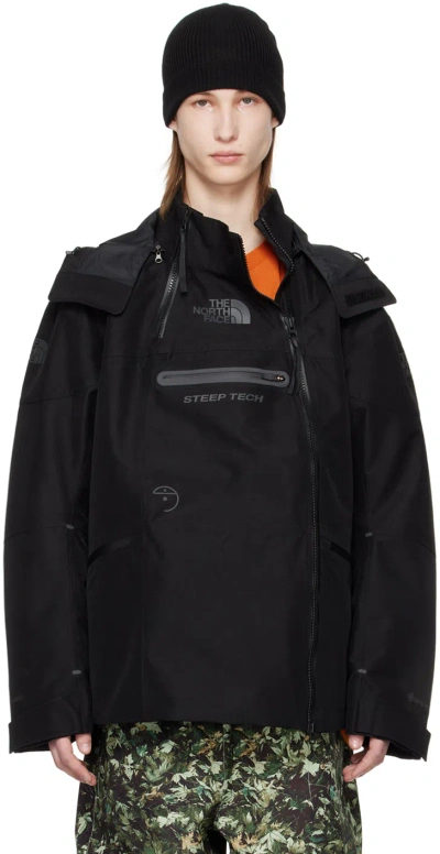 The North Face Black Rmst Steep Tech Jacket In Jk3 Tnf Black