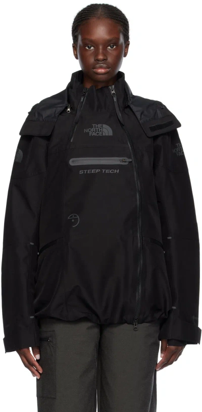 The North Face Black Rmst Steep Tech Jacket In Jk3 Tnf Black