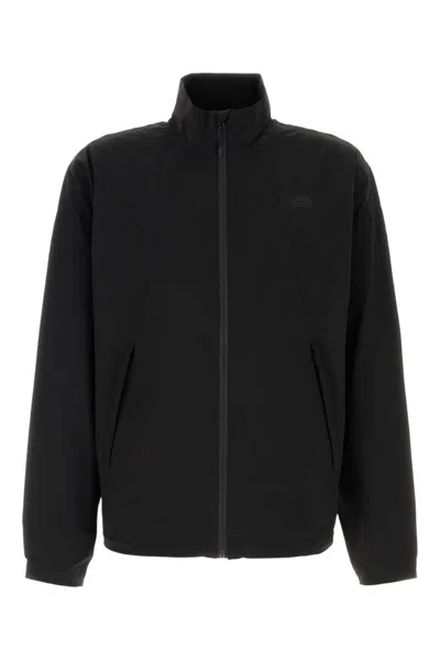 THE NORTH FACE BLACK STRETCH NYLON WINDBREAKER