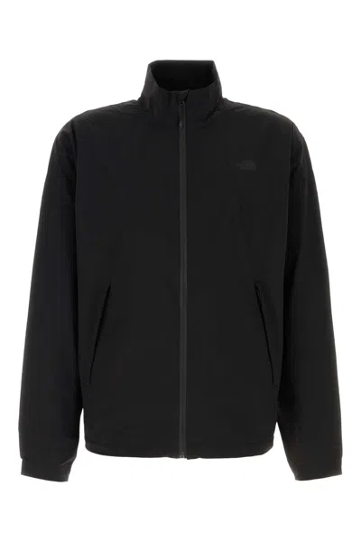 THE NORTH FACE BLACK STRETCH NYLON WINDBREAKER