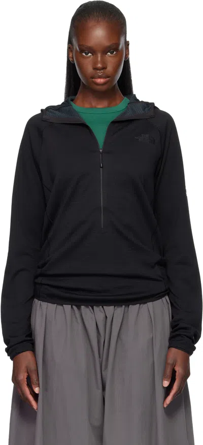 The North Face Black Summit Series Dotknit Amk Hoodie In Animal Print