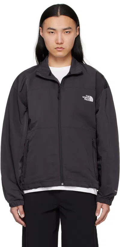 THE NORTH FACE BLACK TNF EASY WIND TRACK JACKET