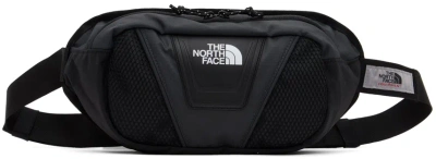 The North Face Black Y2k Hip Pouch In Kt0 Tnf Black/asphal