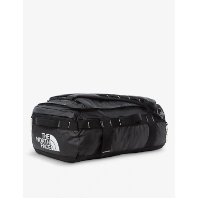 The North Face Base Camp Voyager Recycled-polyester Duffel Bag In Black/white