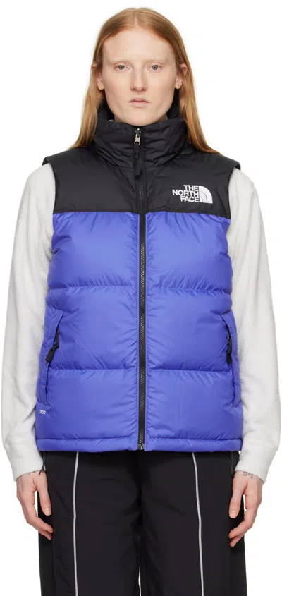 The North Face Blue 1996 Retro Nuptse Down Vest In Qbo Solar Blue