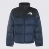 The North Face Padded High-collar Down Jacket With Detachable Hood In Multi