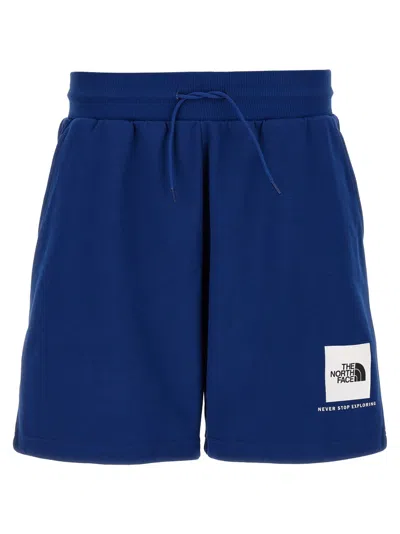 THE NORTH FACE BLUE NSE BOX BERMUDA SHORTS