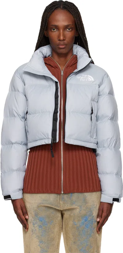 The North Face Blue Nuptse Short Jacket
