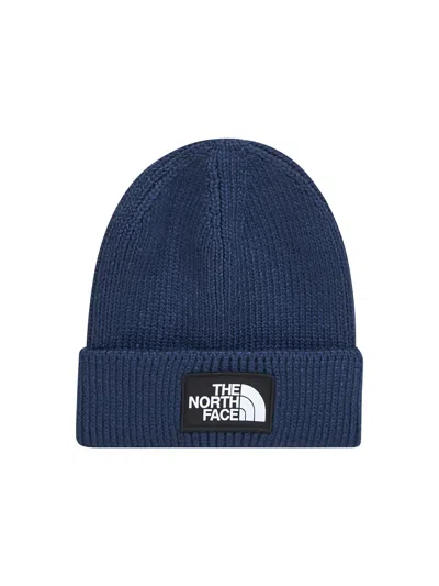 The North Face Blue Tnf Box Logo Beanie