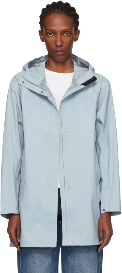 The North Face Voyage Rain 3l Hooded Parka In Blue