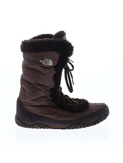 Pre-owned The North Face Boots In Brown