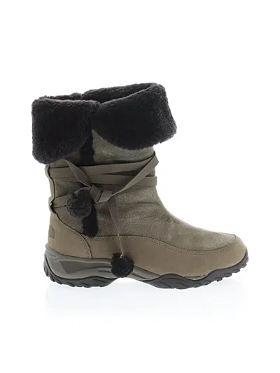 Pre-owned The North Face Boots In Brown