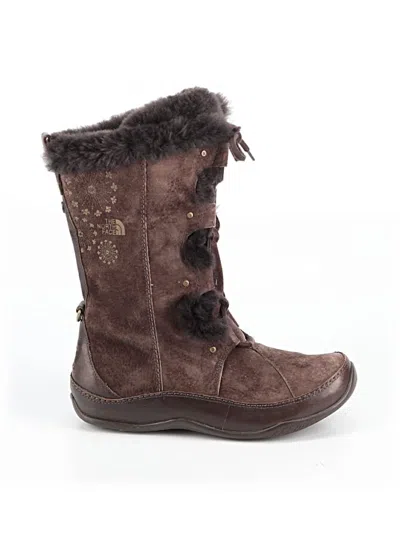 Pre-owned The North Face Boots In Brown