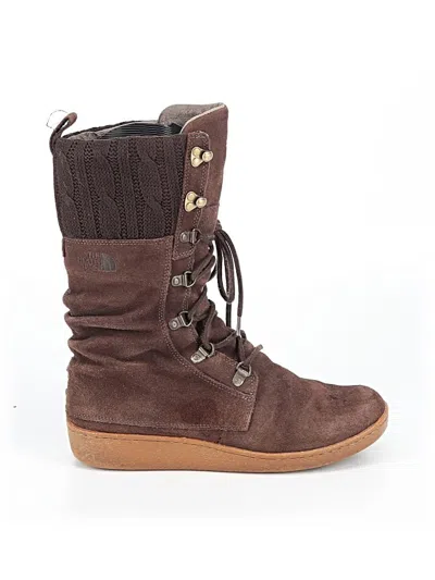 Pre-owned The North Face Boots In Brown