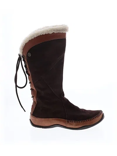 Pre-owned The North Face Boots In Brown