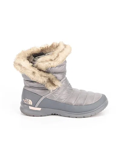 Pre-owned The North Face Boots In Gray