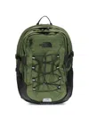 The North Face Backpack With Front Zip Pocket And Bungee Cord System In Green