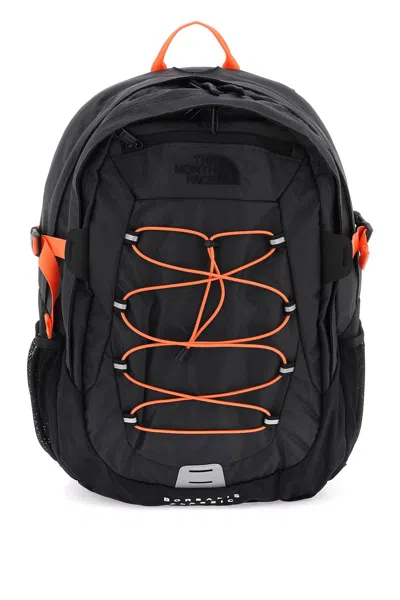 The North Face Borealis Classic Backpack In Asphalt Grey Retro Orange (black)