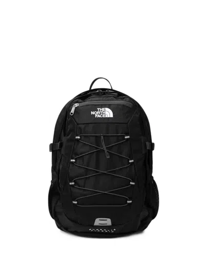 The North Face Mens Tnf Black-asphalt Grey Borealis Classic Brand-embroidery Woven Backpack