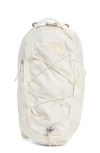 The North Face Borealis Water Repellent Sling Backpack In White Dune/gravel